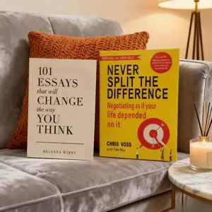101 Essays That Will Change The Way You Think & Never Split The Difference - Mindful Persuasion & Negotiation System