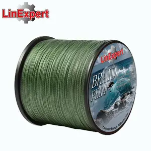 Linexpert Strong Fishing Line, 300m/500m 4-Strand Durable Braided Line, High Tensile Strength, Ideal for Lure Fishing, Ice Fishing