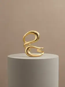 Women's Temperament Geometric Design Cuff Bangle, All-match Jewelry for Women for Party, Daily Clothing Decor, Exquisite Jewelry for Birthday Gift, Elegant Minimalist Bangle