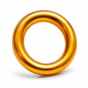 22kN Aluminum Climbing Anchor Rings - Heavy-Duty Locking Carabiners for Climbing, Rescue Work rock climb