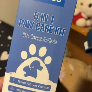 Dog Paw Cleaner Kit No Rinse Waterless Soap-Free Cleanser for All Breed Sizes with Healing Balm for Dry Cracked Paws Protector Care Set,valentine's day gifts for her/him