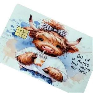 Anime Custom Credit Card Skin - Waterproof Clear Design for Fandom Masterpiece