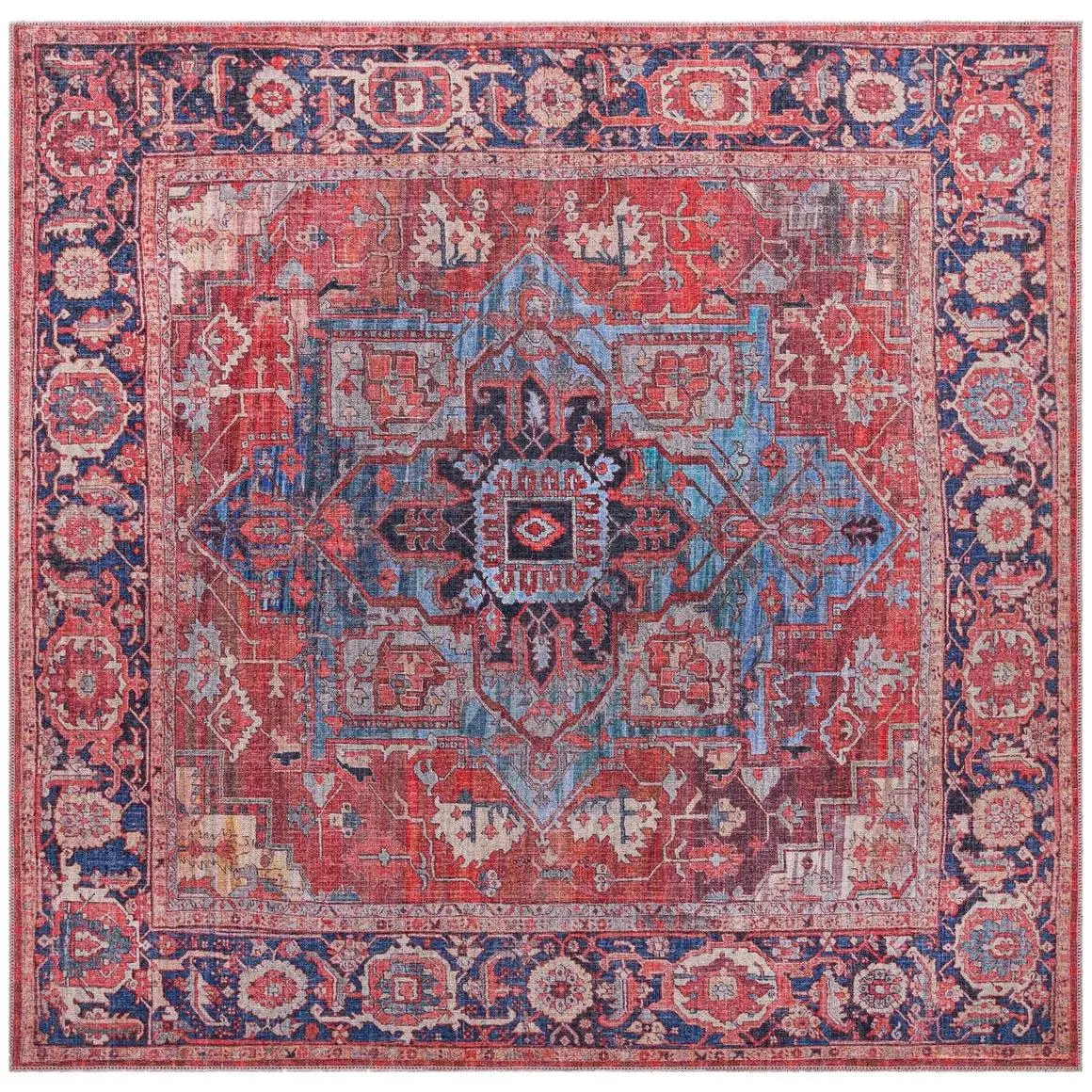 Rust Red - B 7' 3  Square