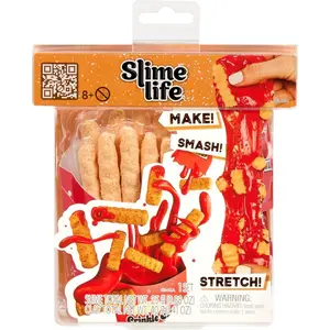 French Fries DIY Slime Kit - Unboxing Ingredients to Make, Smash, and Stretch Your Food Slime, Ages 8+