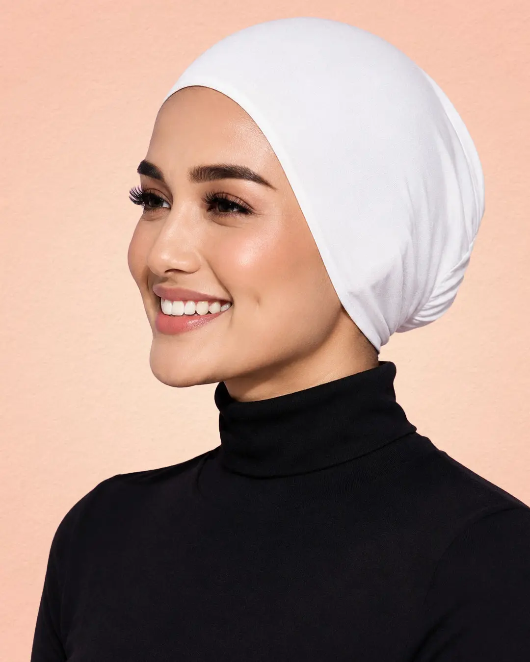 White Hijab Undercap | Breathable, Secure Everyday Comfort