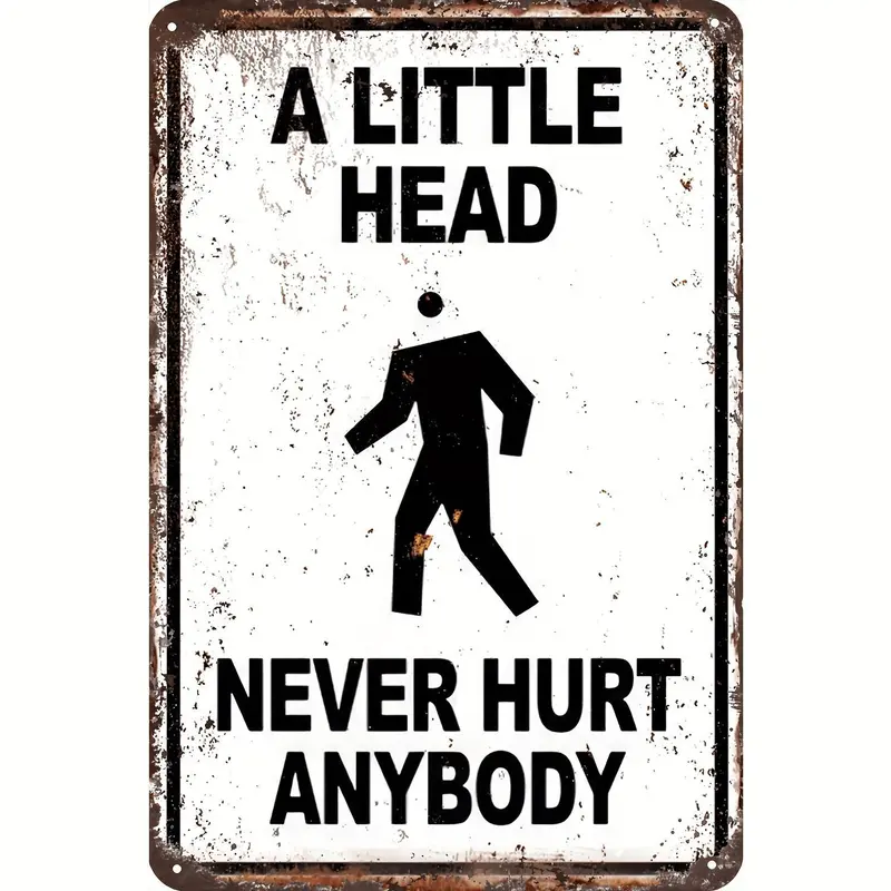 2D Flat - A Humorous 2D Flat Aluminum Sign for Adult Novelty Wall Decoration, Featuring Vintage Plaque Design. Ideal for Home Bars, Rooms, Cafes, Man Caves, Farmhouses, Sheds, And Garages