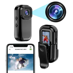 Portable 1080P Body Camera (1 Count), Wearable Body Camera, Pocket Video Recorder with 0.96'' LCD Display, Sports DV, Wearable Vlog Camera, Detection Security Camera for Outdoor, Vlog, Travel, Action Camera