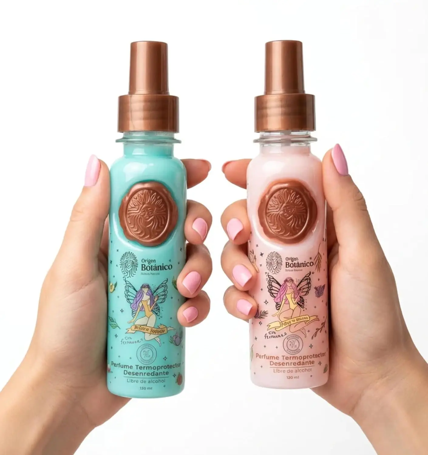 Ritual Botánico Duo Hair con perfume de feromonas, sin alcohol, spray de protección contra el calor para el cabello, niebla desenredante 3 en 1 y protector térmico para mejorar el brillo para