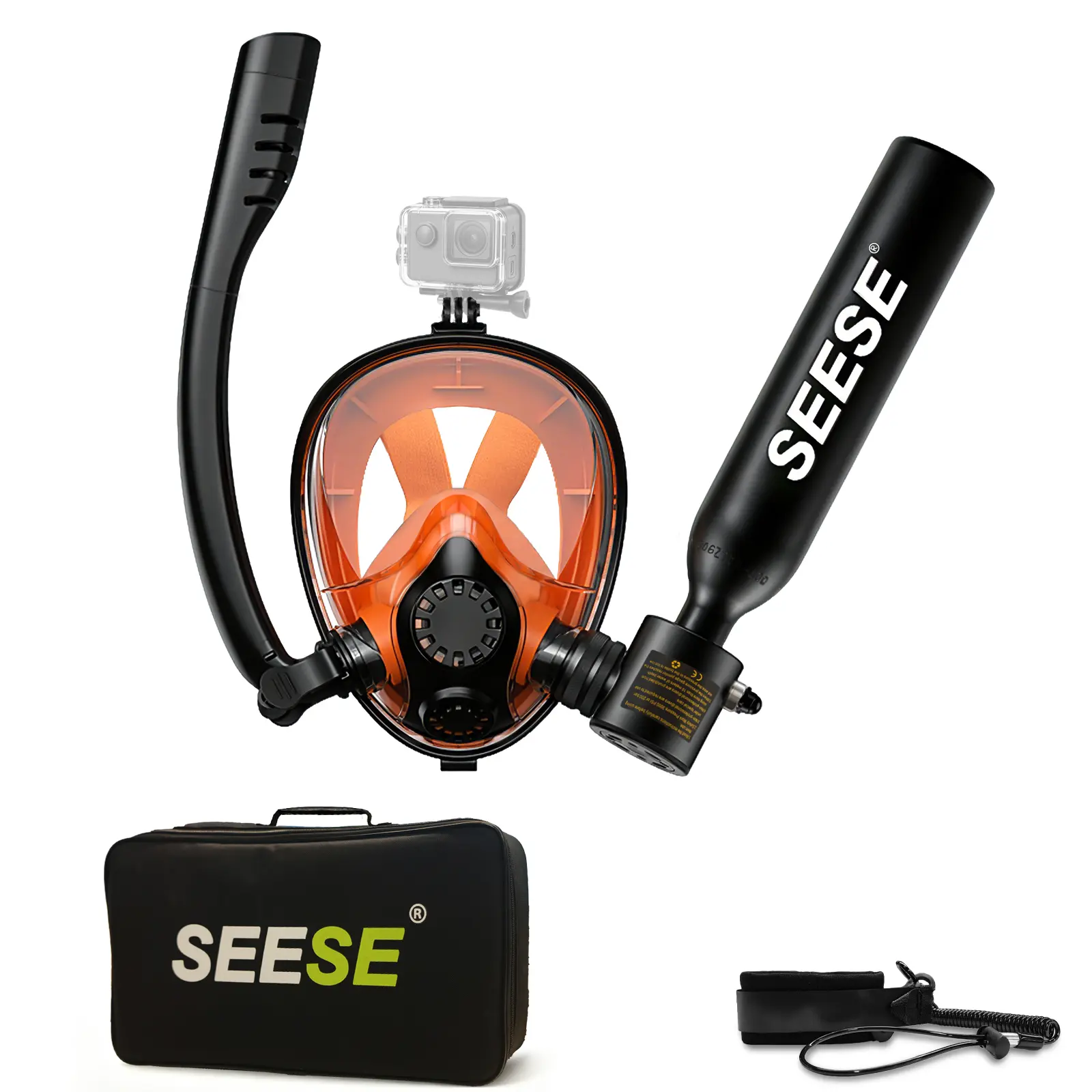 Scuba Tank+Diving Mask(no Inflation Equipment)