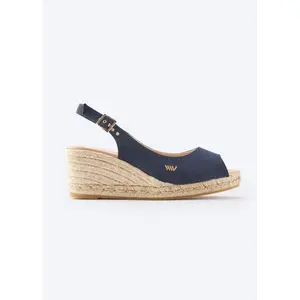 Gavina Canvas Espadrille Sandal Wedges