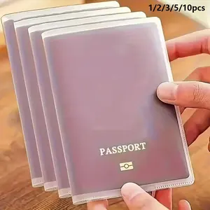 Travel Waterproof Passport Holder, Multi-Card Slot Passport Case, Thick Scratchproof Document Organizer, Essential Travel Accessories