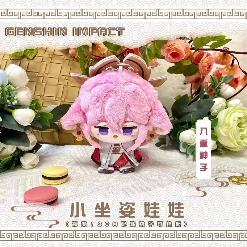 Genshin Impact Plush Doll Al Haitham Kaveh Tighnari Dottore Cyno Venti Diluc Kazuha Pendant Keychain Anime Cosplay Toy Kids Gift