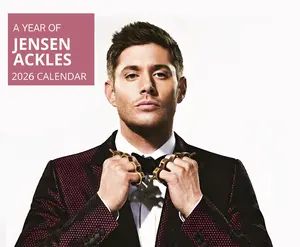 Jensen Ackles 2026 Wall Calendar Planner,  Jensen Ackles  Planner 2025, Jensen Ackles Fan Gift for Fan Merchandise, Celebrity Crush Merch
