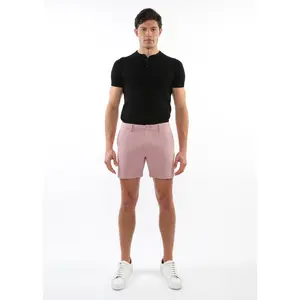 BLUSH 6" INSEAM TEXTURED STRETCH KNIT CHINO SHORTS PM-2530-01