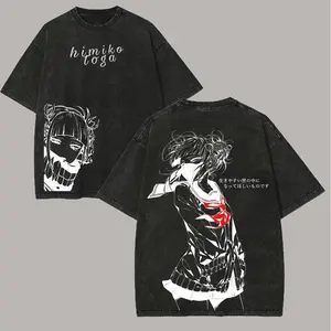 My Hero Academia Himiko Toga Printed Unisex Washed T-Shirt41