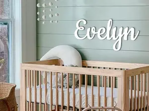 Personalized Wooden Name Sign for Nursery Custom Name Sign Name Wall Decor Wood Letters Baby Nursery Baby Boy Name Sign Name Cutouts