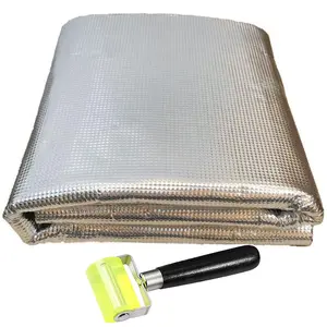 10mm Thick Self-adhesive Fireproof Rubber Sound Deadener Mat (60x39in) for Car Hood, Engine - Noise Reduction, Heat Insulation, Easy Installation - Ideal for Car Enthusiasts to Boost Driving Experience