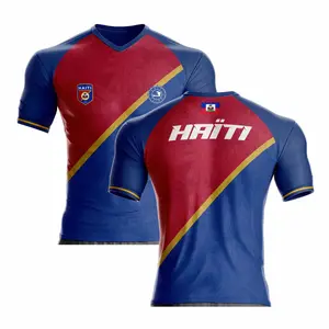 2025 Haiti Soccer Jersey – Custom Name & Number, Haitian Flag Football Jersey, Unisex 3D Print Sports Clothing, Limited Collection 2025–2026, Fan Gift for Him & Her