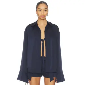 BY.DYLN x REVOLVE Andi Shirt in Navy