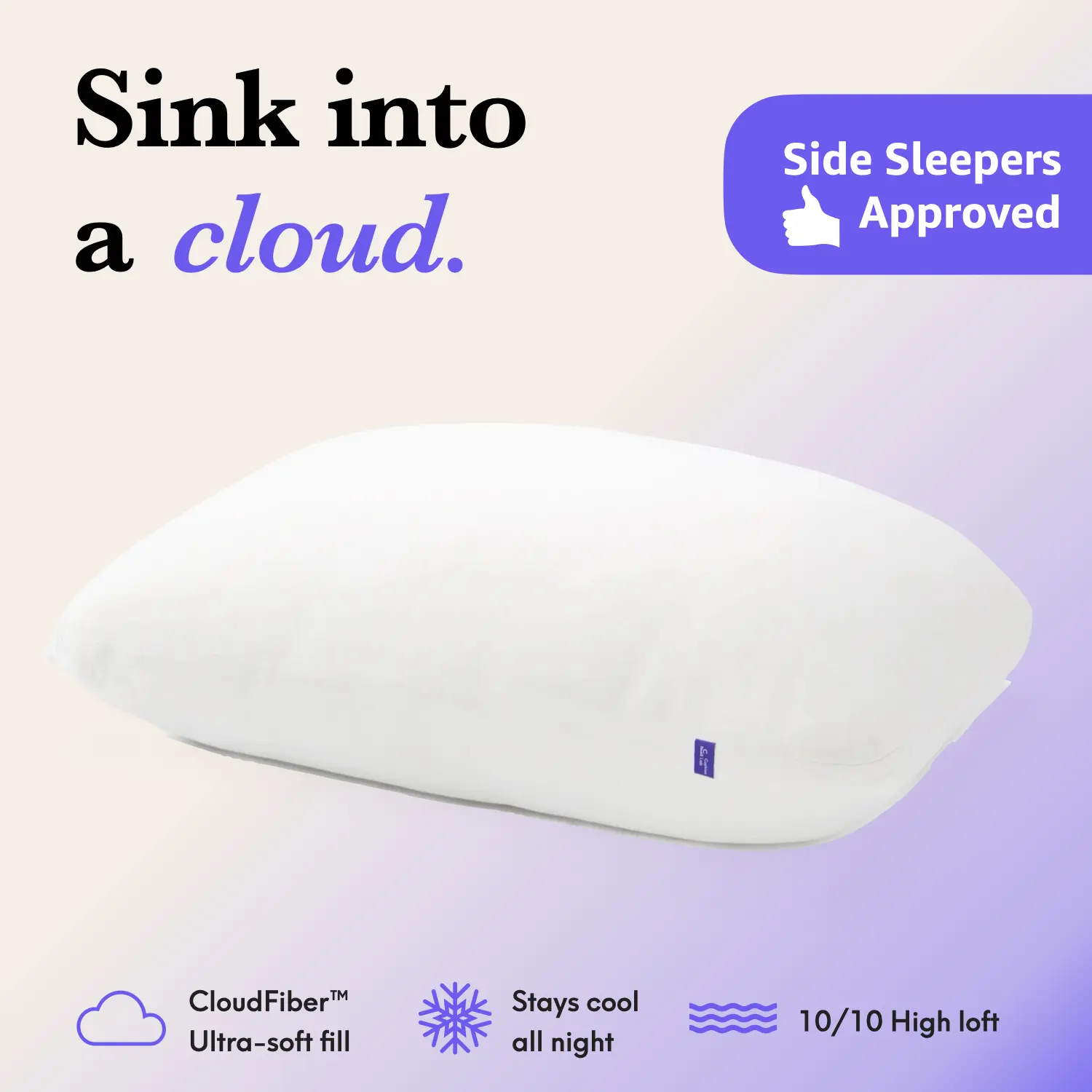 Cushion Lab I CloudLoft Plush Memory Foam Pillow — Sleep On A Cloud — Premium Extra Loft Cooling Hotel Pillow for Back and Side Sleepers Cushion Lab I CloudLoft Plush Memory Foam Pillow — Sleep On A Cloud — Premium Extra Loft Cooling Hotel Pillow for Back and Side Sleepers