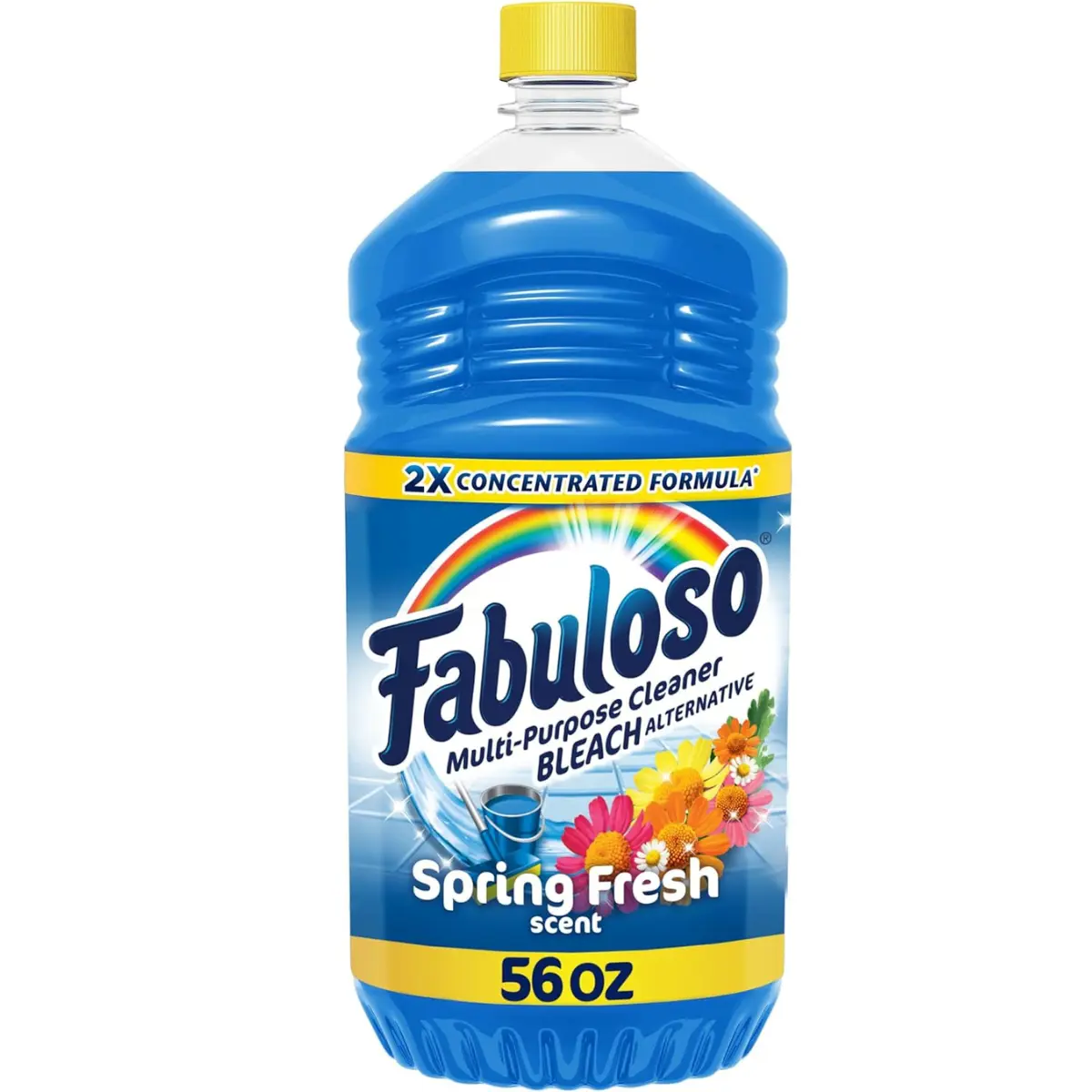 Multi-Purpose Cleaner, 2X Concentrated Formula, Spring Fresh Scent, 56 oz