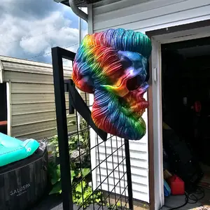 Bearded Skeleton Hat Holder - Unique 3D Printed Design for Everyday Use & Stylish Organization