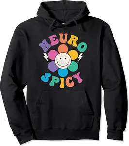 Embrace Neurodiversity Celebrate Different Minds ADHD Pullover Hoodie - Wesleylewi Shop 40B0D2BRJP45