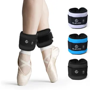 Ankle Weights for Women & Men - 0.5lb/1lb/2lb/3lb Pairs for Walking, Running, Yoga, Fitness -  Ice Silk Fabric - Comfortable, Durable &  Resistant