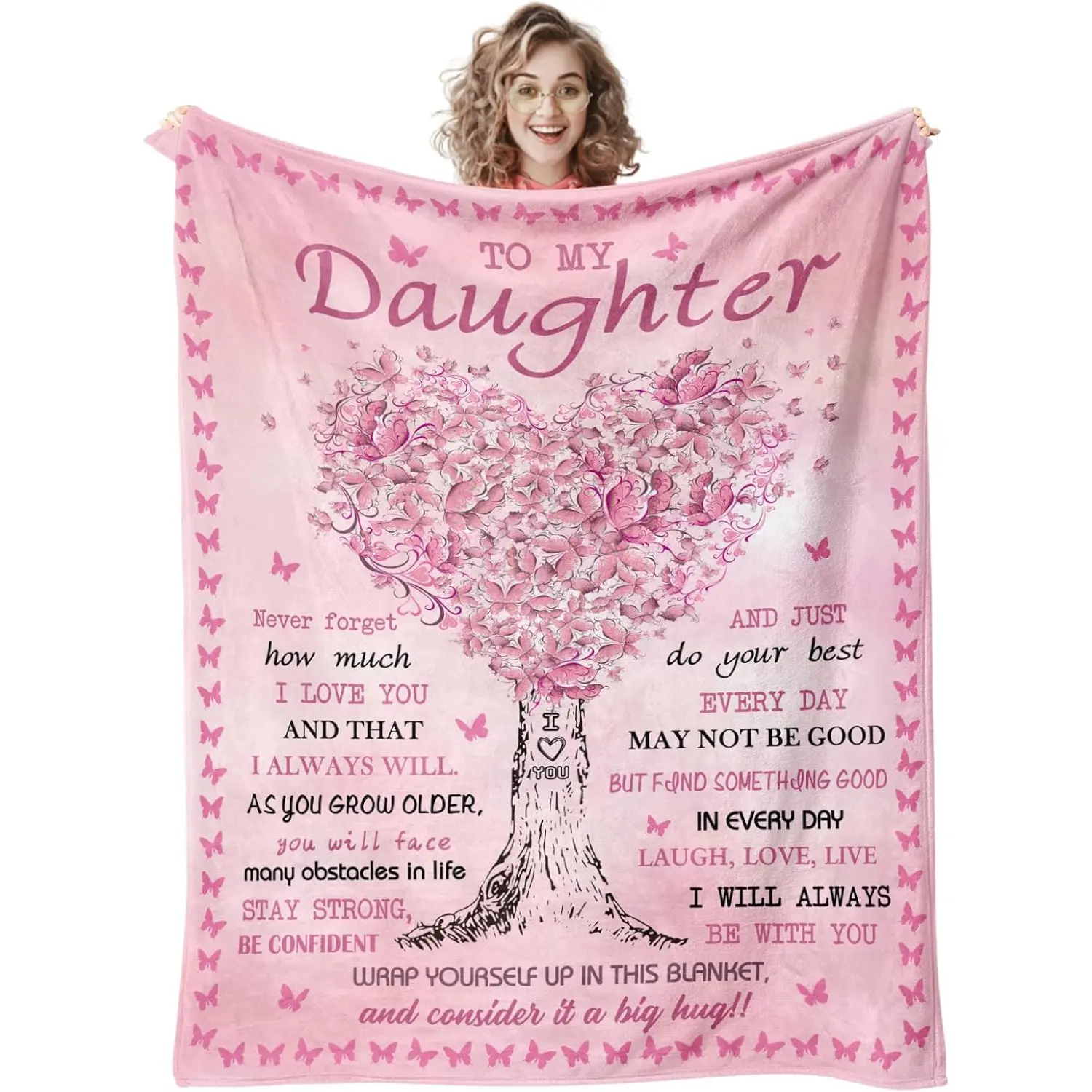 60"x50" Rectangular Anti-Pilling Soft Fleece Polyester Print Tapestry Throw Blanket - Cozy Upgrade, Durable All-Over Print, Machine Washable, UV-Reactive, Mother-Daughter Gift, Couch Layering (Horror, Western, Galloping Horse Themes)