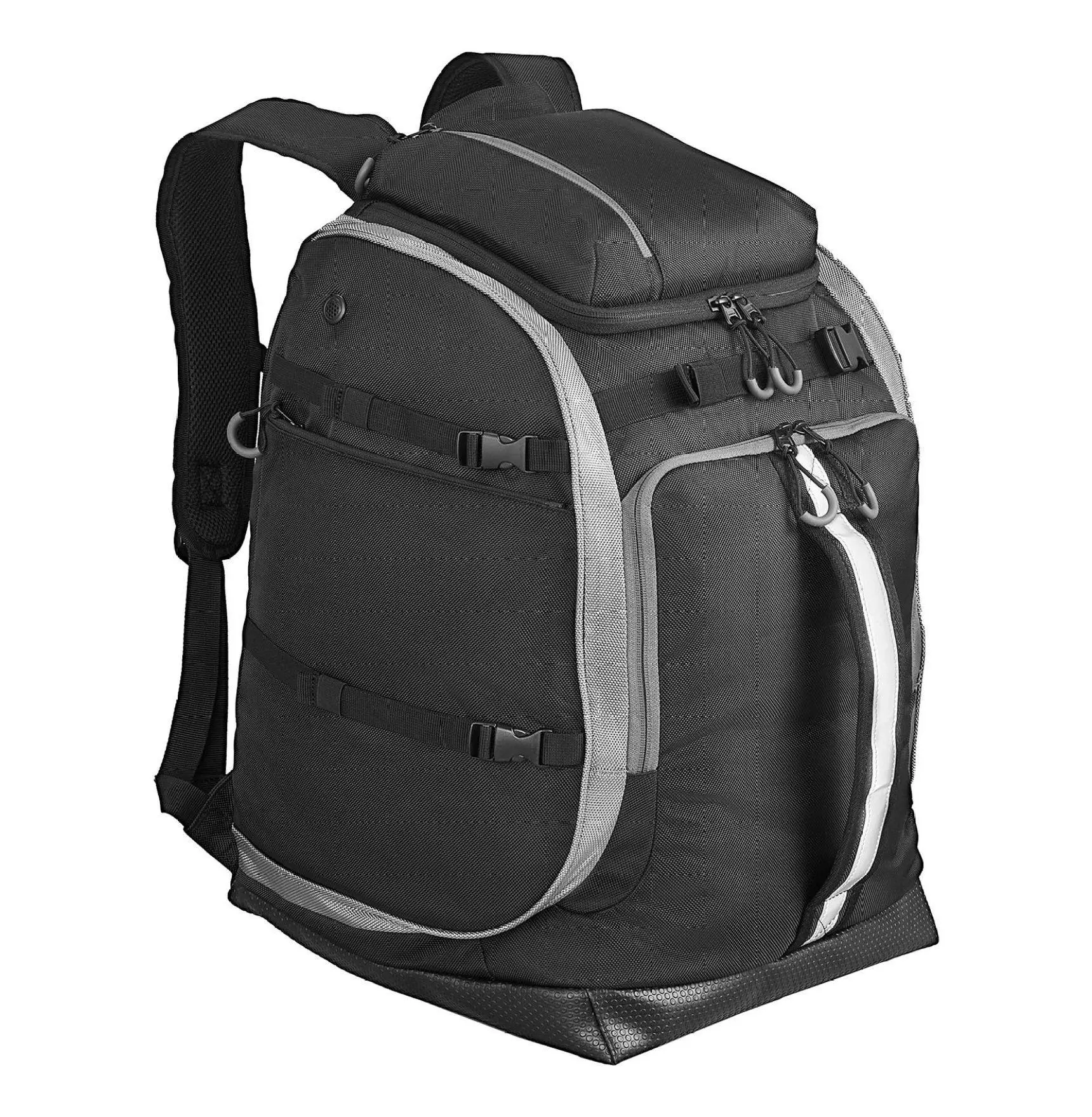 Ski Boot Bag 65L, Snowboard Boot Backpack for Men Women, Waterproof Ski Bag, Durable 1680D Oxford, Holds Skis, Snowboard, Helmet & Gear Black Default