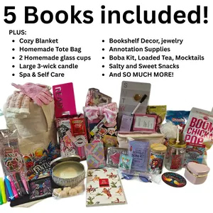 Blind Date with a Book LUXURY BOX- 5 Books included! Dark Romance, Fantasy, Huge Bundle