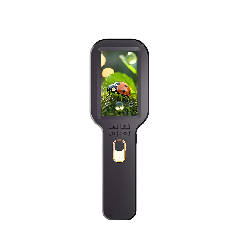 【2026 New Model】Handheld Microscope for Kids 4K 3.0" Screen Rechargeable Mini Pocket Digital Portable Edu Gift Age 4-6 8-12 Children Students