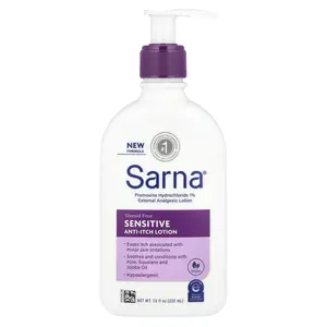 Sarna Anti-Itch Lotion, Sensitive, 7.5 fl oz (222 ml) | HSA/FSA Eligible Sarna Anti-Itch Lotion, Sensitive, 7.5 fl oz (222 ml) | HSA/FSA Eligible
