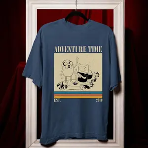 Adventure Time Vintage-Style T-Shirt, Nostalgia 2D Print T-Shirt, Cartoon Network Shirt, Gifts for Cartoon Fans #AdventureTime #CartoonNetwork #NostalgiaCore #ToonVerse #FinnAndJake #GraphicTee #StreetwearUS