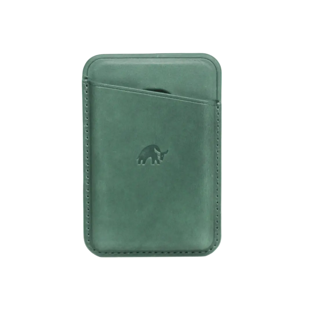 LIMITED EDITION Leather Magnetic Wallet - EVERGREEN