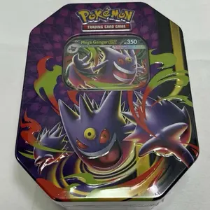 Pokemon Mega Evolution Mega Moonlit Tin Box GENGAR Sealed with 4 Booster Packs