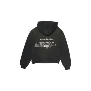 Acne Studios Logo Black Sweater Hoodie