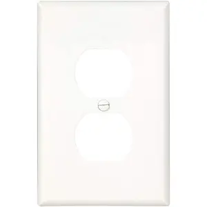 Duplex 1-Gang Mid-Szie Wallplate (10-Pack)