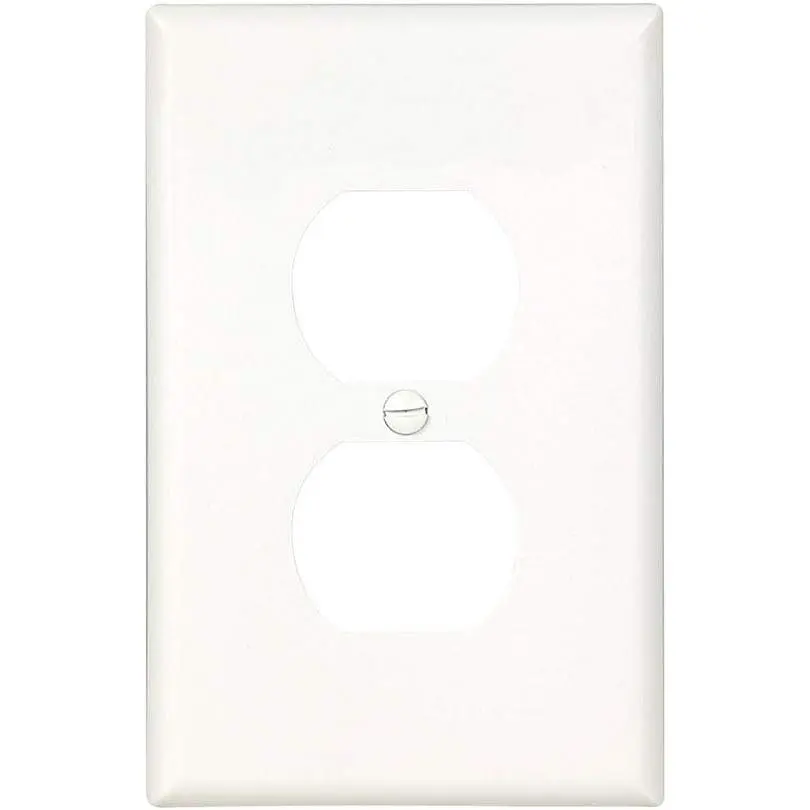 Duplex 1-Gang Mid-Szie Wallplate (10-Pack)