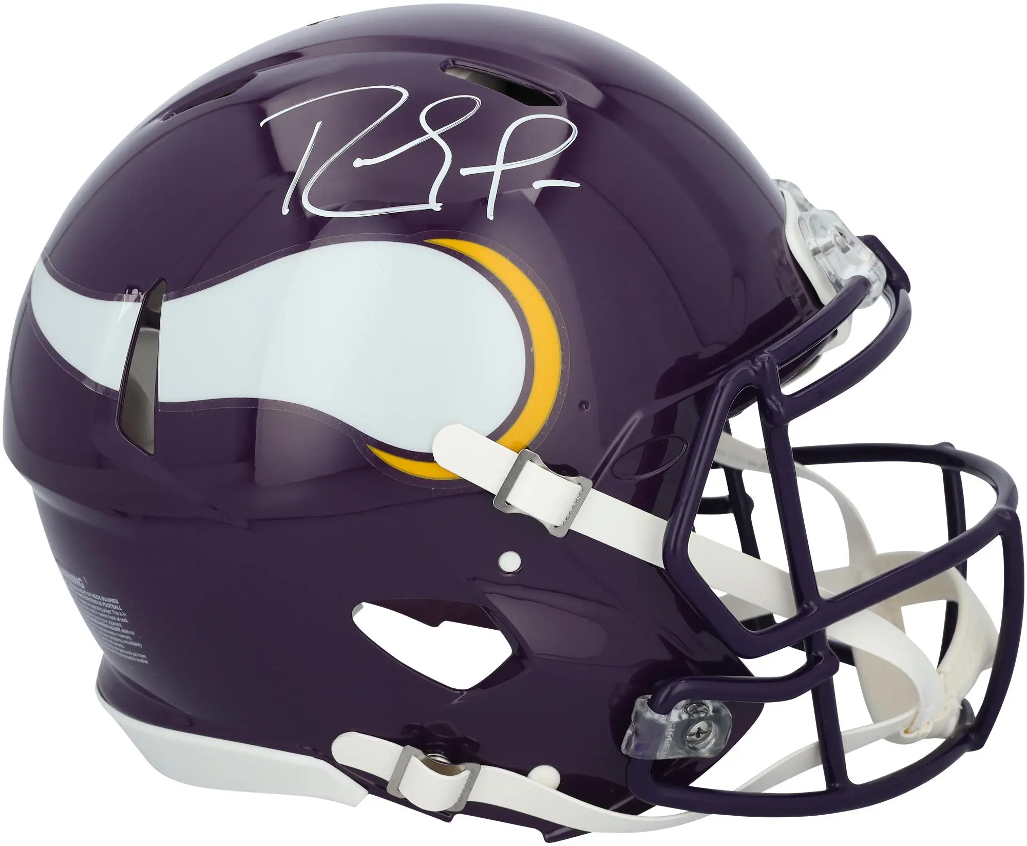 Randy Moss Minnesota Vikings Autographed Riddell 1983-2001 Throwback Speed Authentic Helmet - Fanatics Authentic Certified