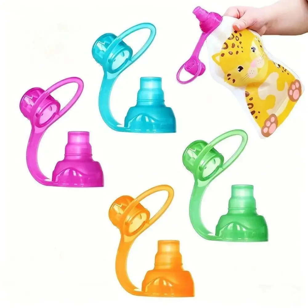 2026 New Arrival 4Pcs BPA-Free Silicone Spout Adapter Set, Leak-Proof Flow Control Drink Covers for Sports & Outdoor Protective Gear Accessories
