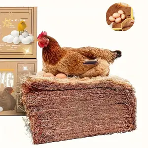 Reusable Coconut Palm Mats, Chicken Coop Nesting Mats, Moisture-Proof and Heat-Insulated, Great for Birds and Amphibians to Lay Eggs, Easy to Care for