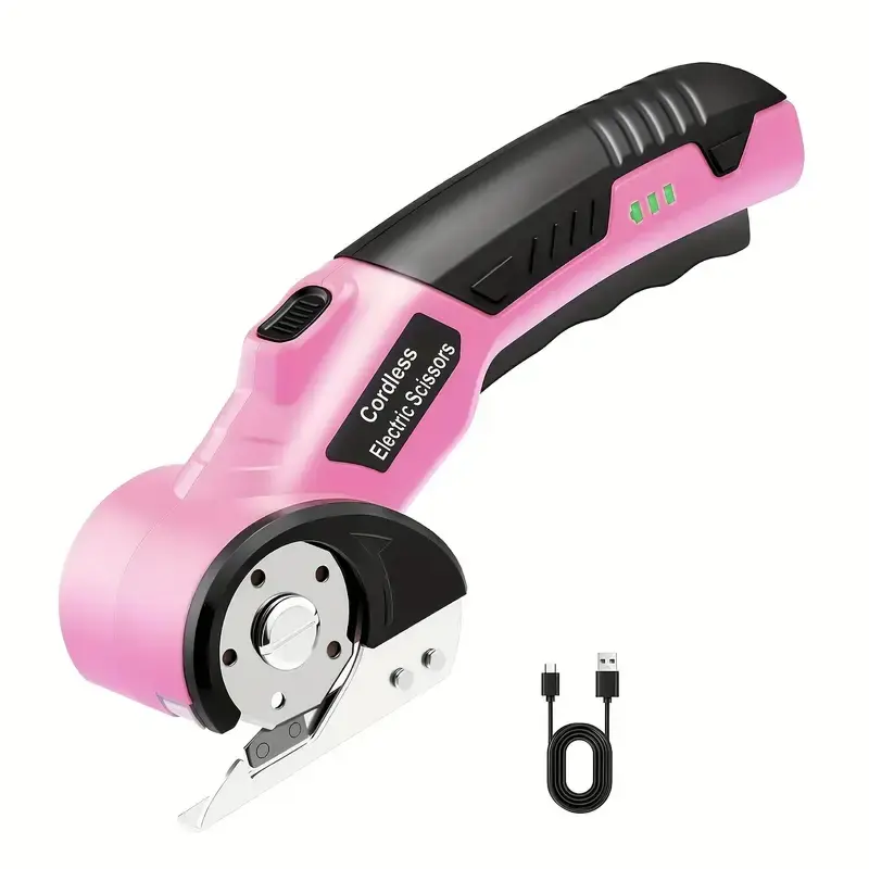 New Handheld Electric Shears, Small Carpet Lithium Battery Scissors, Portable and Efficient Cutting Tool for Home Use