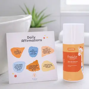 Freklz Spot-On Cleanser for Tweens & Sensitive Skin - Gentle Coconut-Based Face Wash with Aloe, Cucumber, Niacinamide & Hyaluronic Acid - Sulfate & Paraben Free - Daily Cleansing for All Ages