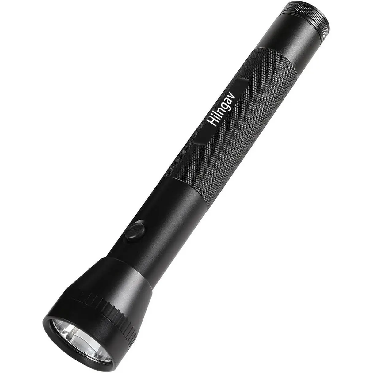 Heavy Duty 3-Cell D Battery LED Big Flashlights, Single Mode, Aluminum Alloy Torch, Rugged Metal Flashlight for Outdoor Adventures and Emergency Power Outages (1 Pack)