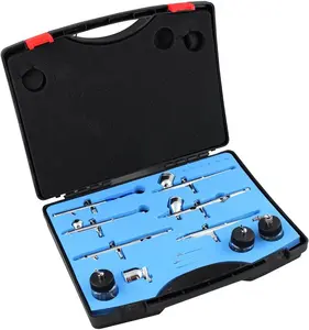 OPHIR 6 Pcs of Different Type Dual-Action Airbrush for Hobby Cake Decoration AC048