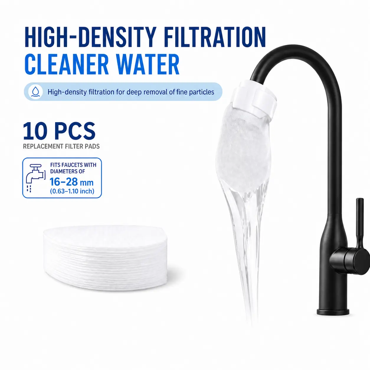 [FathersDayGift]Universal Faucet Filter BagEffective filtration for tap water and spring water, removes rust and various impurities