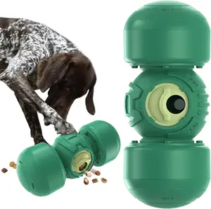 KADTC Roll Dog Treat Dispenser Toy, XL Size, Wobble Giggle, Adjustable Slow Feeder Puzzle for Medium & Large Dogs Enrichment Toy