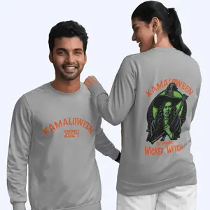 2024 Original Wicked Witch Sweatshirt Unisex Softstyle Sweatshirt Classic Collar Cotton Crewneck Fabric Knit