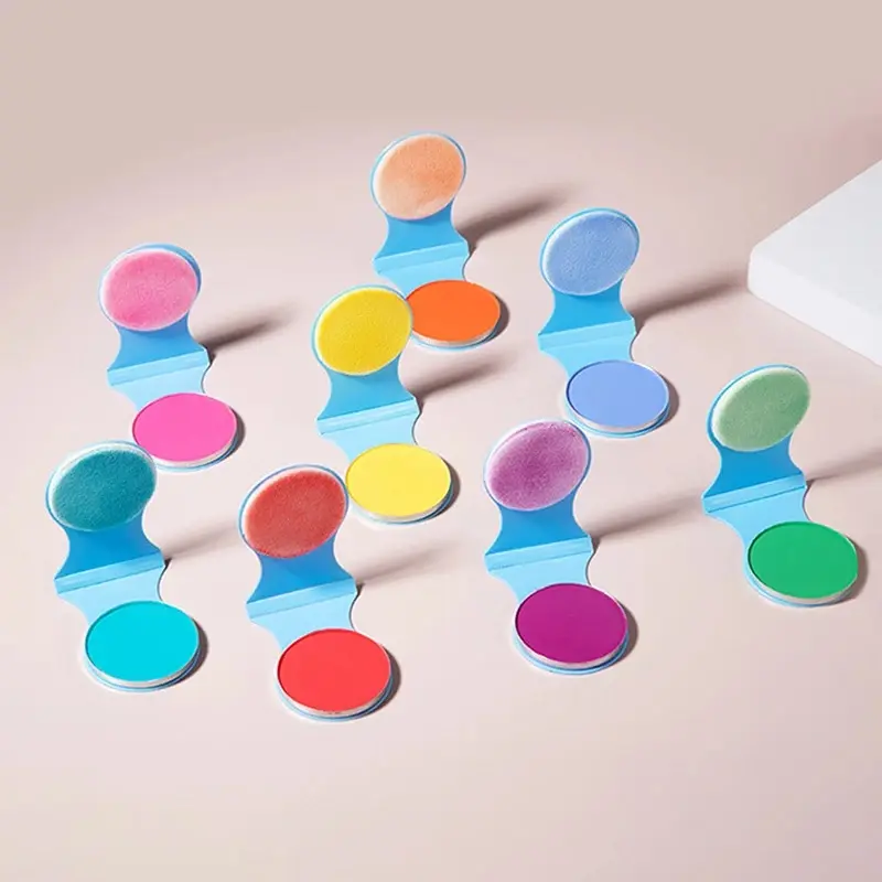 Washable Temporary Hair Dye Chalk Powder Compact Temporary Hair Color Makeup Clamp And Slide One Second Coloring Non Toxic Hair Mascara Chalks For Sporting Events Halloween Cosplay Music Festivals Party Looks For Kids Teens Adults